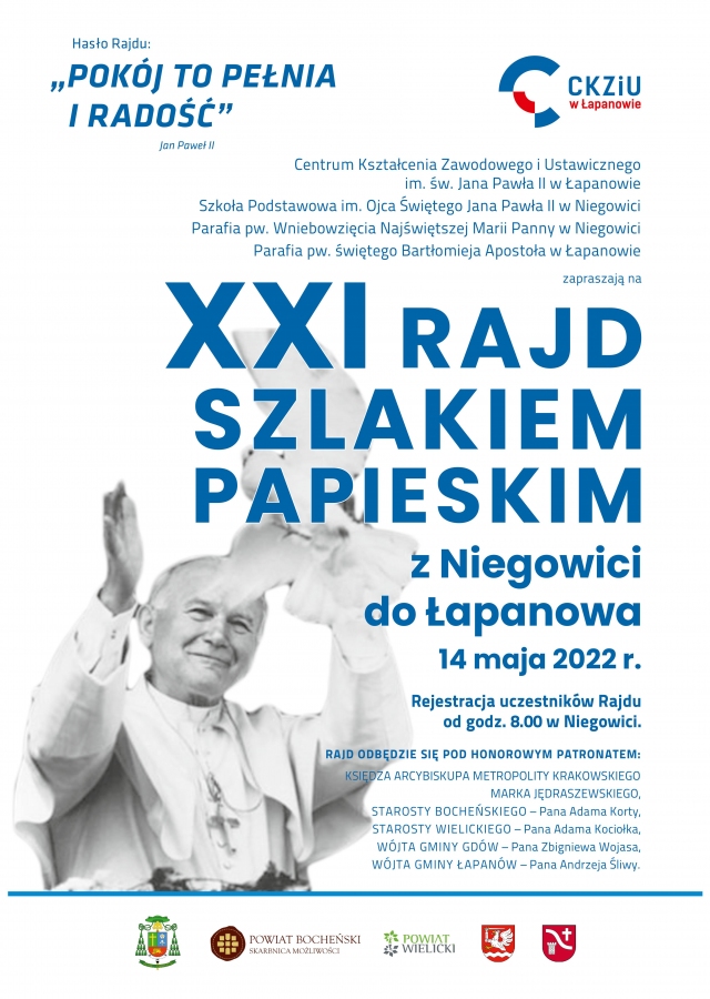 XXI Rajd Szlakiem Papieskim z Niegowici do Łapanowa